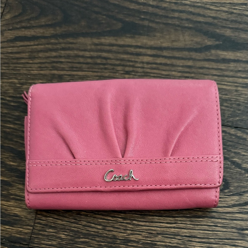 Pink Coach Wallet